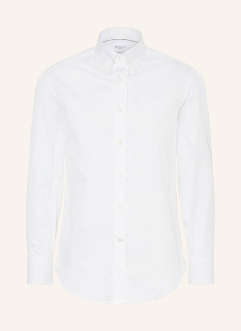 Brunello Cucinelli Hemd Basic Fit weiss von BRUNELLO CUCINELLI