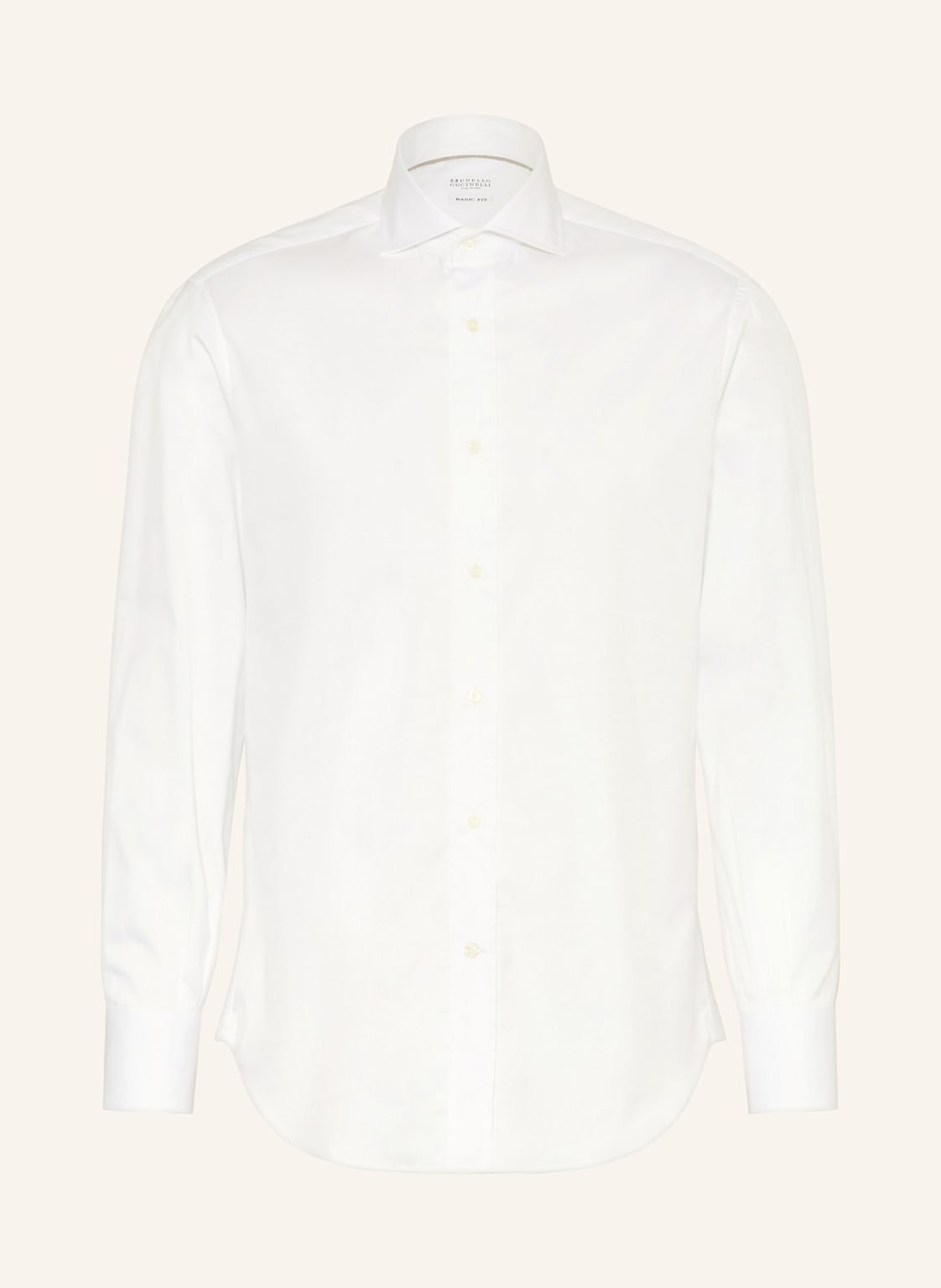 Brunello Cucinelli Hemd Basic Fit weiss von BRUNELLO CUCINELLI