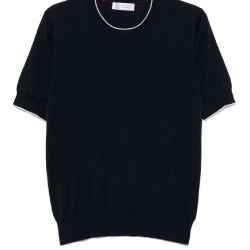 Brunello Cucinelli Herren Baumwoll-t-shirt Mit Rundhals von BRUNELLO CUCINELLI