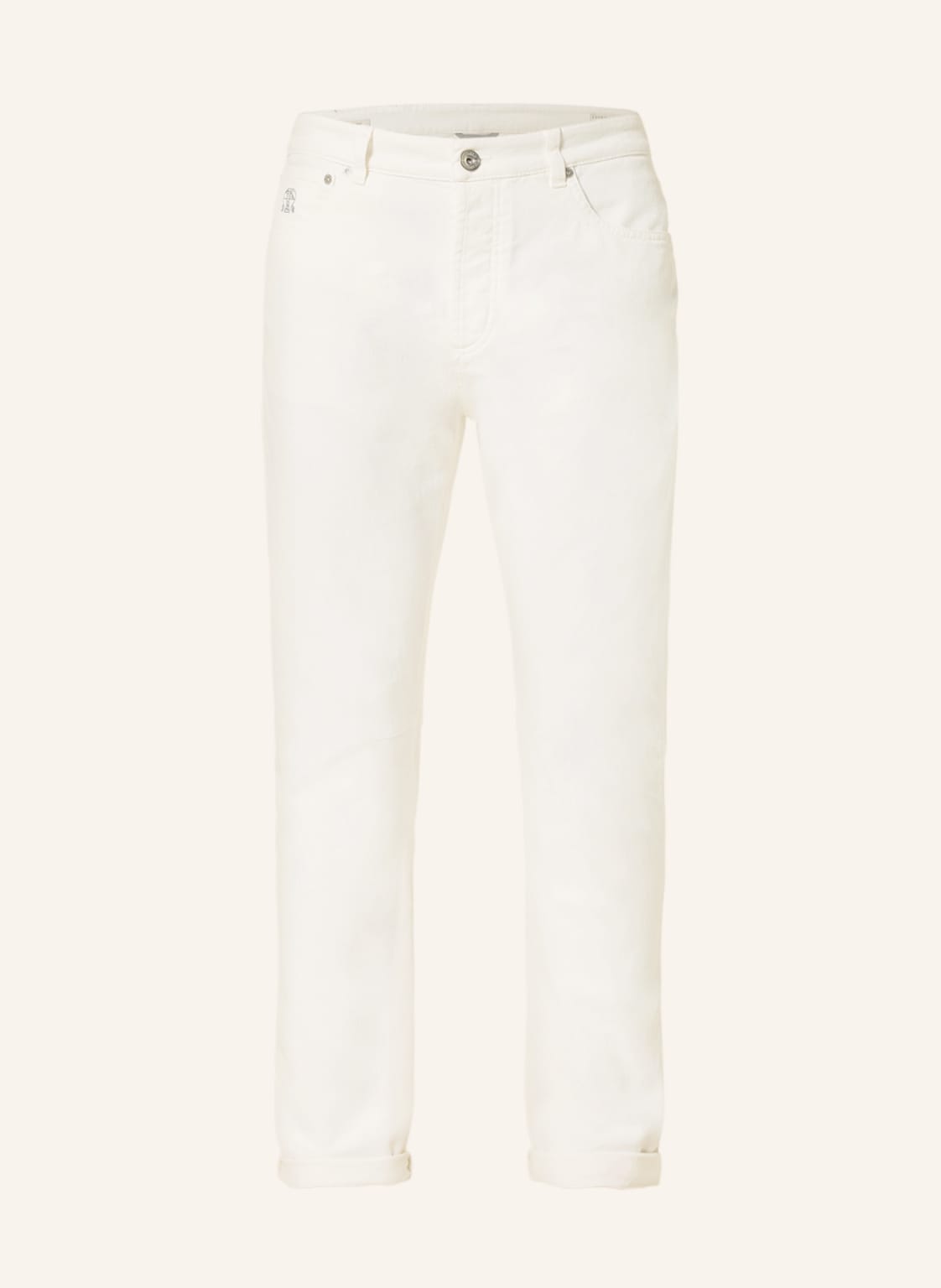 Brunello Cucinelli Jeans Leisure Fit weiss von BRUNELLO CUCINELLI