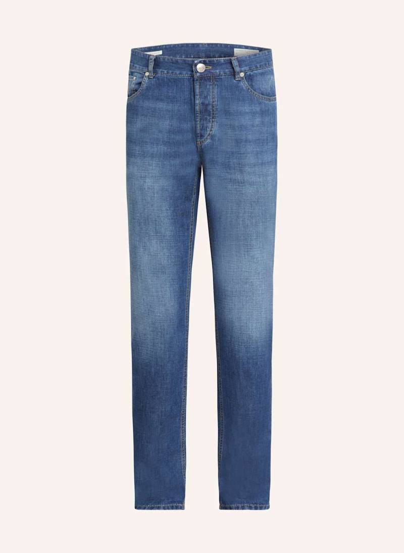 Brunello Cucinelli Jeans Regular Fit blau von BRUNELLO CUCINELLI