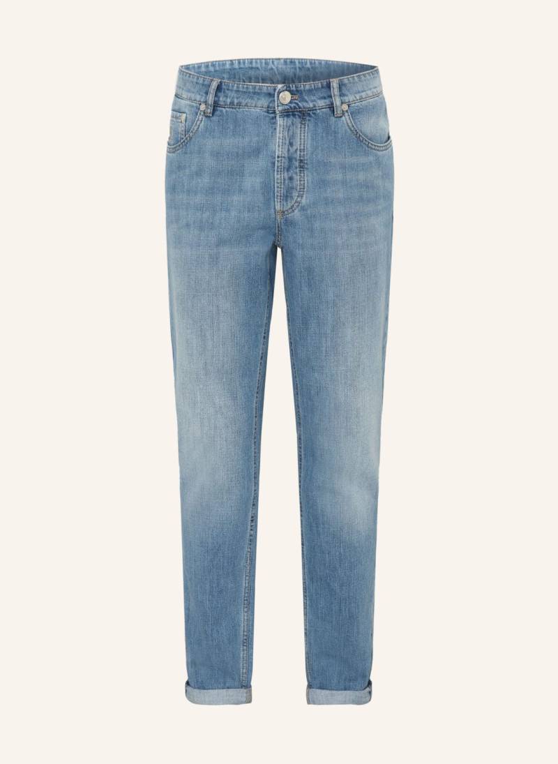 Brunello Cucinelli Jeans Traditional Fit blau von BRUNELLO CUCINELLI