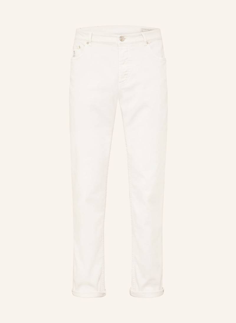 Brunello Cucinelli Jeans Traditional Fit weiss von BRUNELLO CUCINELLI