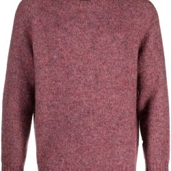 Brunello Cucinelli Lila Herren-pullover Mit Rundhalsausschnitt von BRUNELLO CUCINELLI