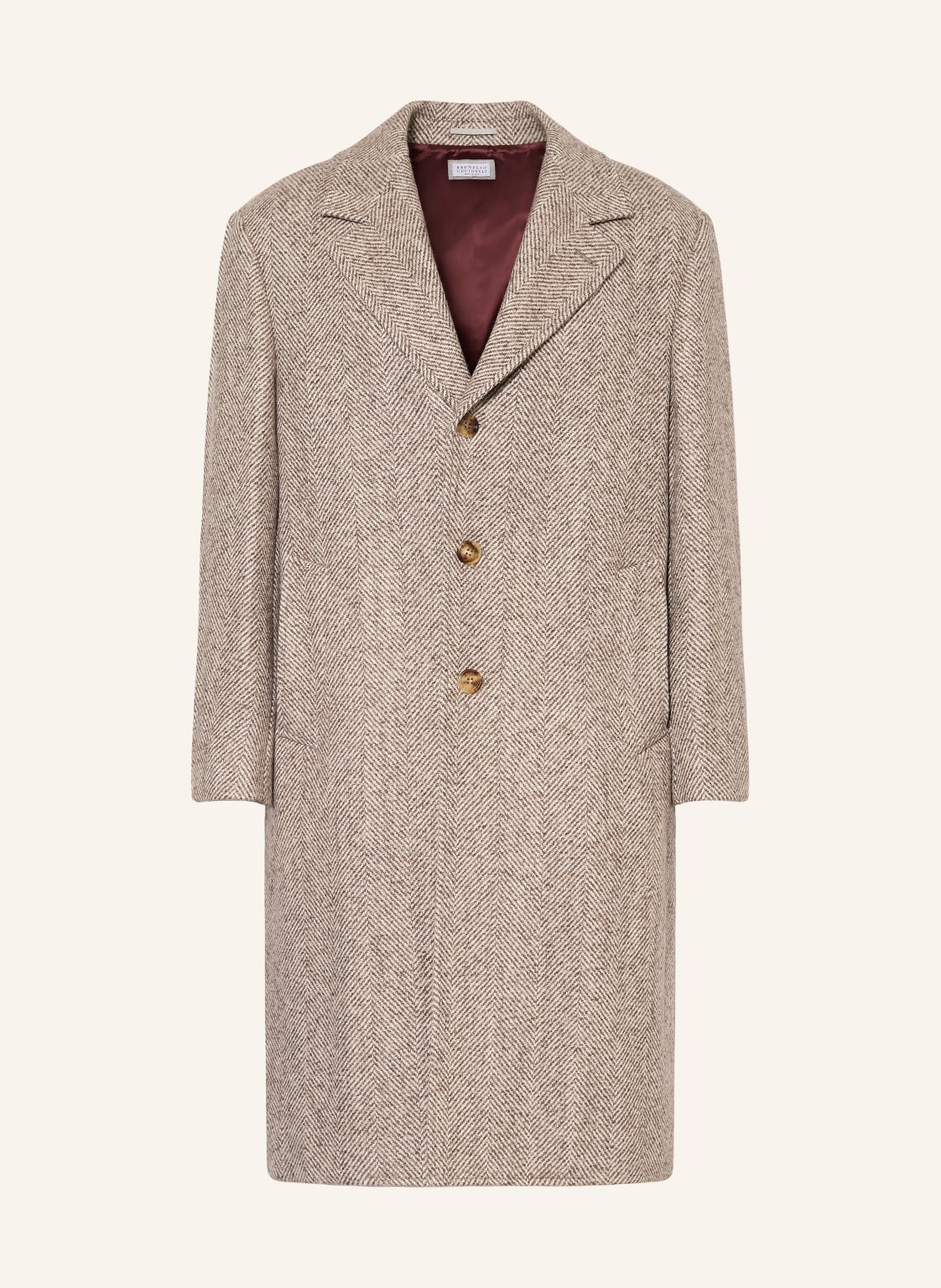 Brunello Cucinelli Mantel Mit Alpaka beige von BRUNELLO CUCINELLI