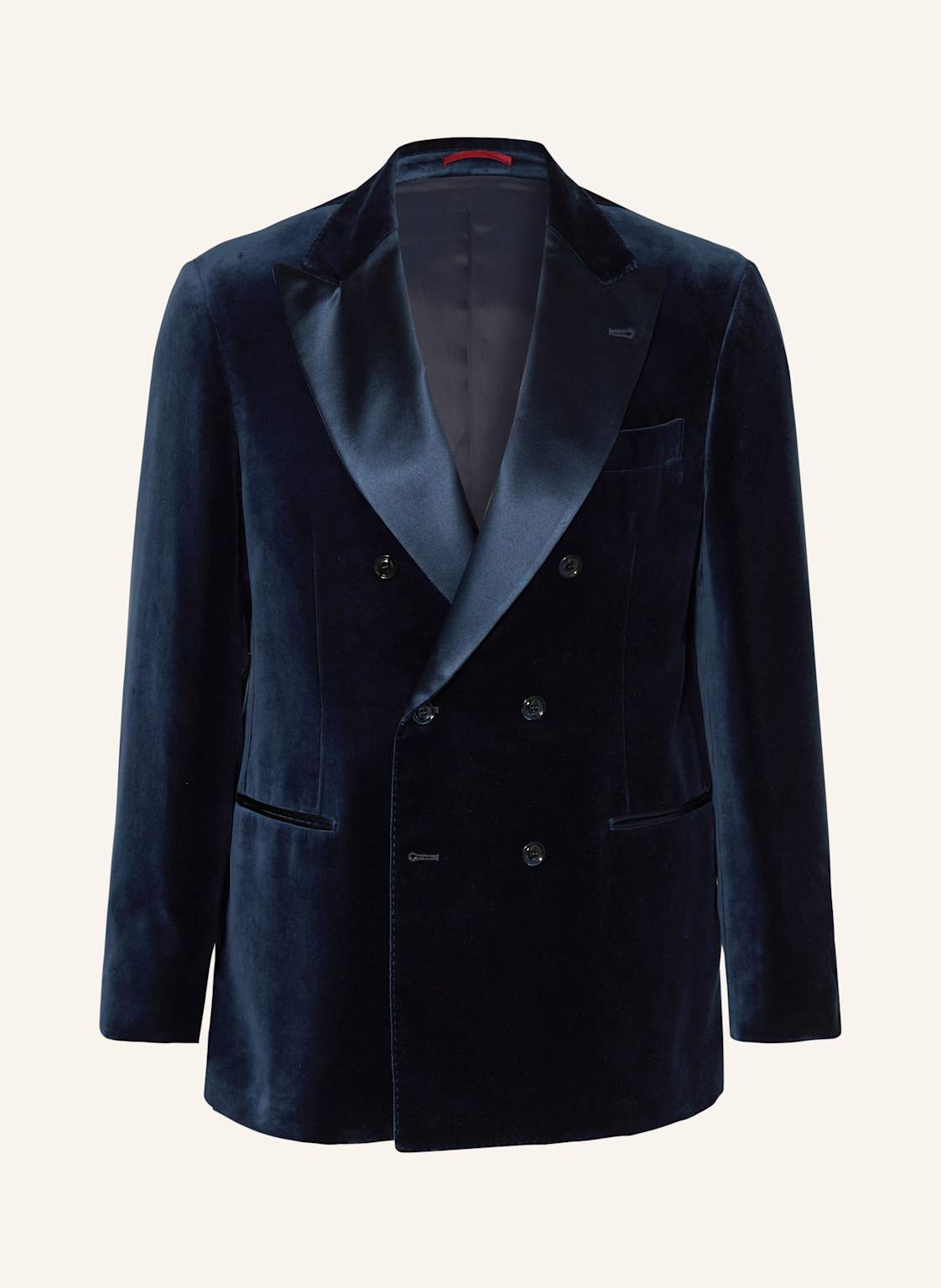 Brunello Cucinelli Smoking-Sakko Regular Fit Aus Samt Mit Seide blau von BRUNELLO CUCINELLI