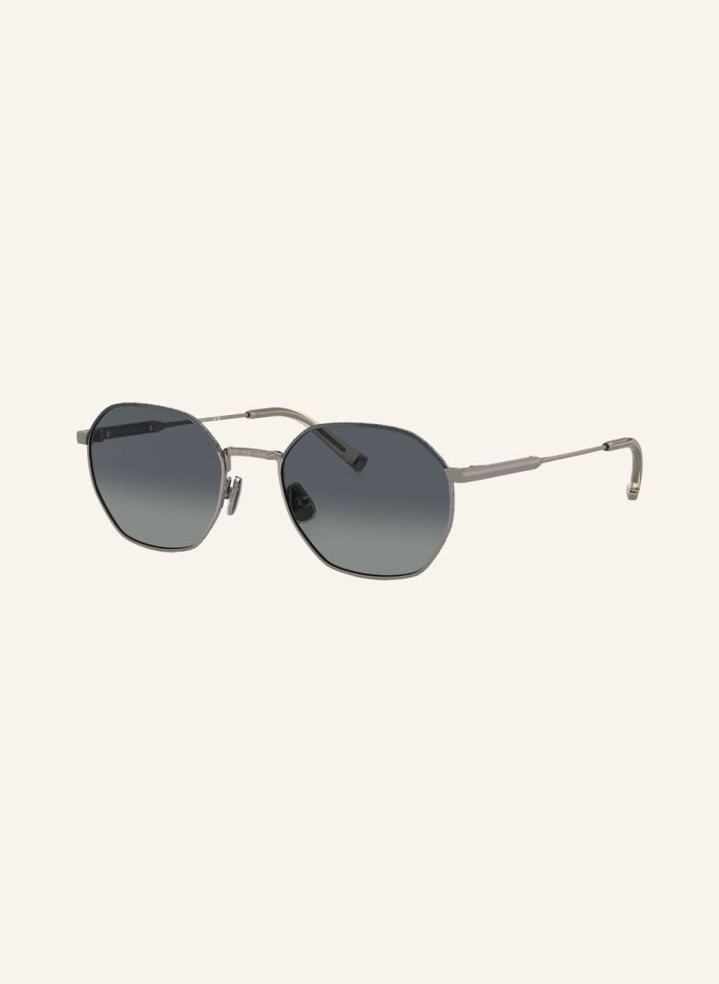 Brunello Cucinelli Sonnenbrille bc2003st Intarsia Rays grau von BRUNELLO CUCINELLI