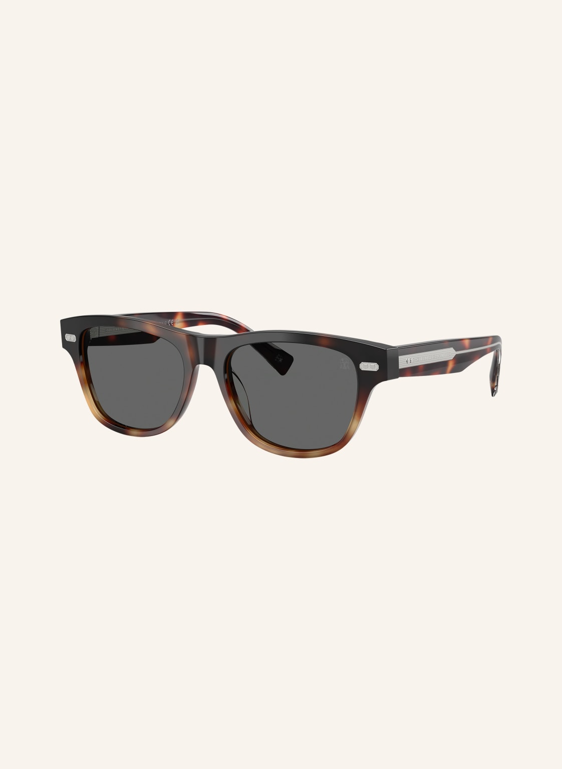 Brunello Cucinelli Sonnenbrille bc3005s braun von BRUNELLO CUCINELLI