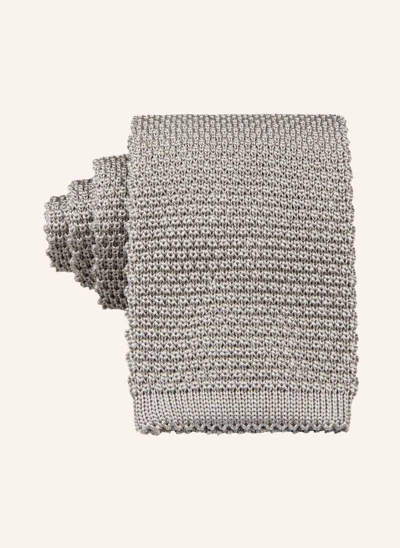 Brunello Cucinelli Strick-Krawatte grau von BRUNELLO CUCINELLI