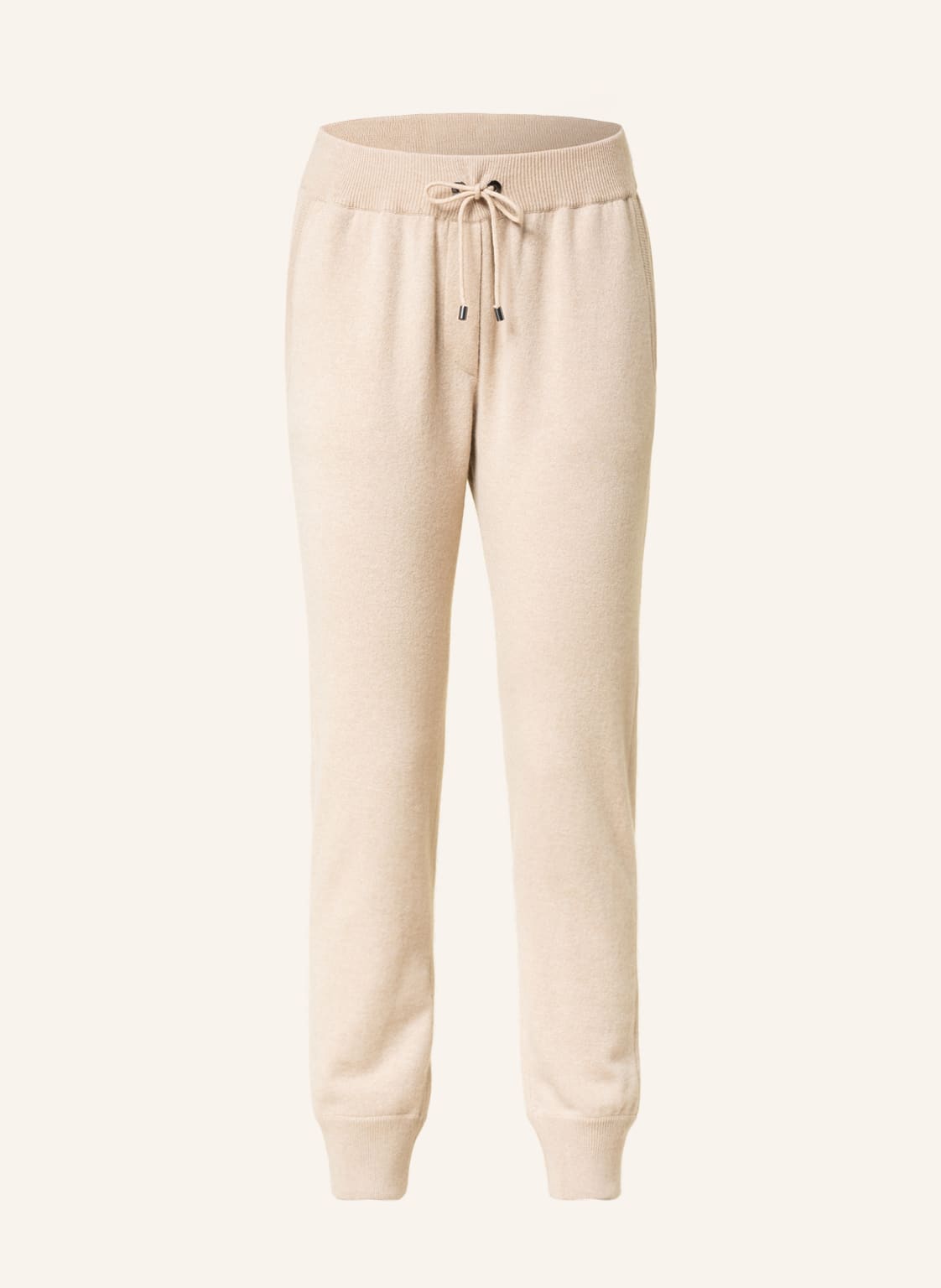 Brunello Cucinelli Strickhose Im Jogging-Stil Aus Cashmere beige von BRUNELLO CUCINELLI