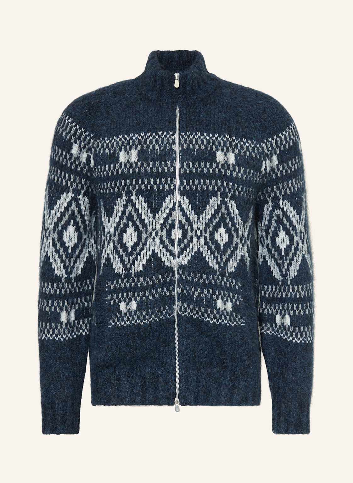 Brunello Cucinelli Strickjacke Aus Alpaka blau von BRUNELLO CUCINELLI