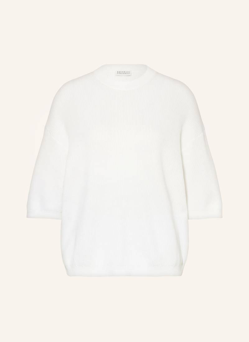 Brunello Cucinelli Strickshirt weiss von BRUNELLO CUCINELLI