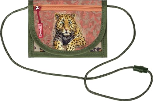 Brunnen Portemonnaie Safari World - Grün - Unisex-Jugendliche - Outdoor Enthusiasts - Female - Clutch - Handtasche von BRUNNEN