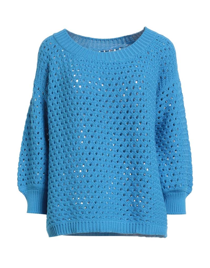 BRUNO MANETTI Pullover Damen Azurblau von BRUNO MANETTI