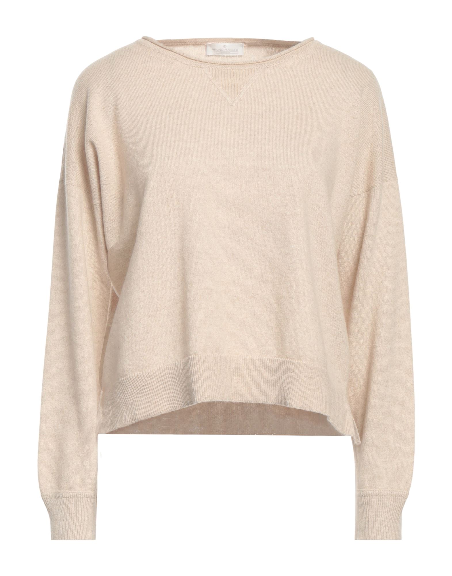 BRUNO MANETTI Pullover Damen Beige von BRUNO MANETTI