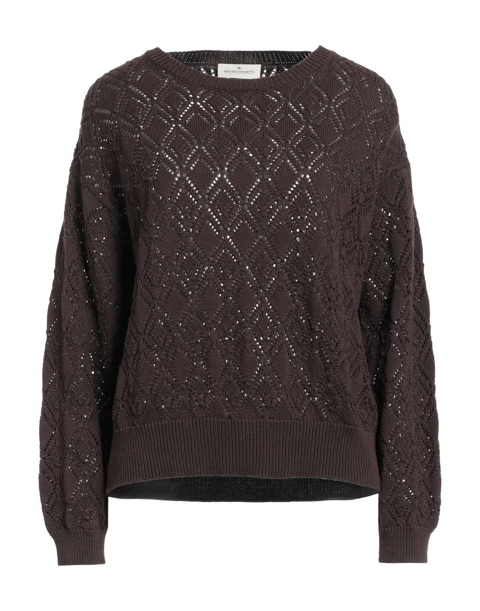 BRUNO MANETTI Pullover Damen Braun von BRUNO MANETTI