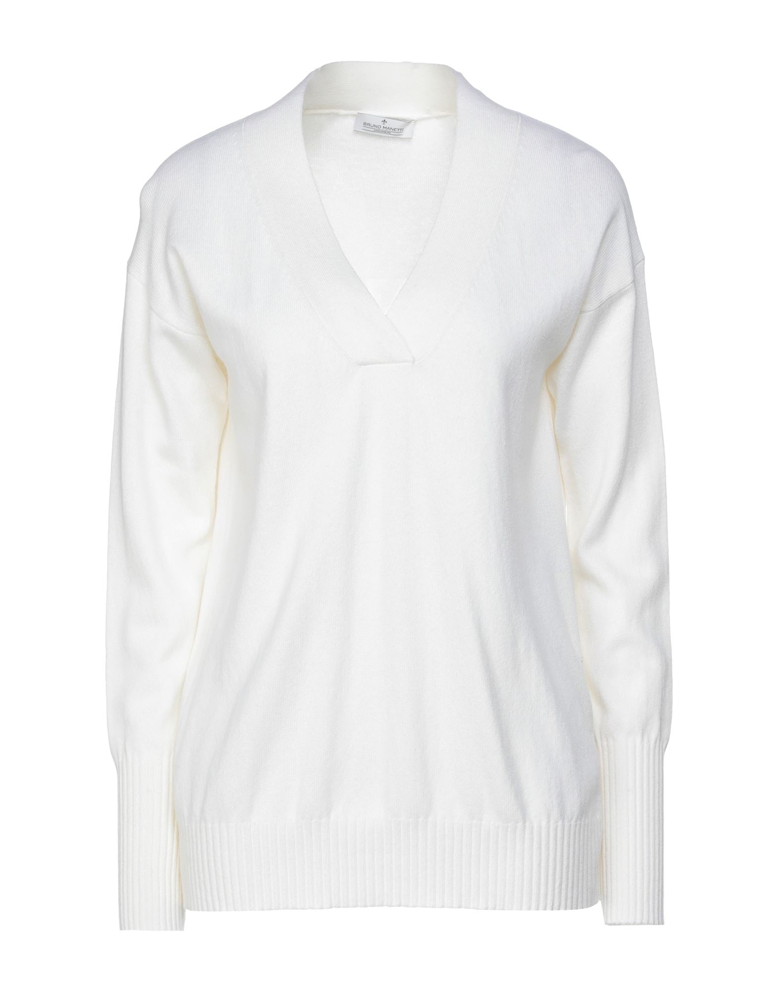 BRUNO MANETTI Pullover Damen Elfenbein von BRUNO MANETTI