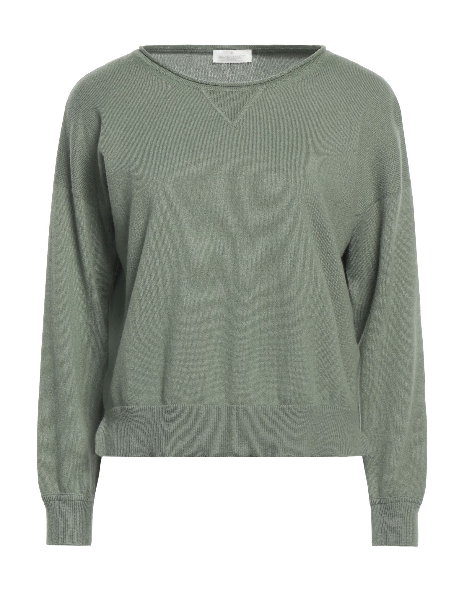 BRUNO MANETTI Pullover Damen Militärgrün von BRUNO MANETTI