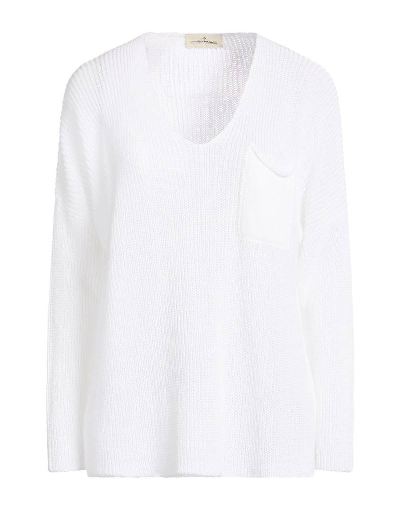 BRUNO MANETTI Pullover Damen Weiß von BRUNO MANETTI