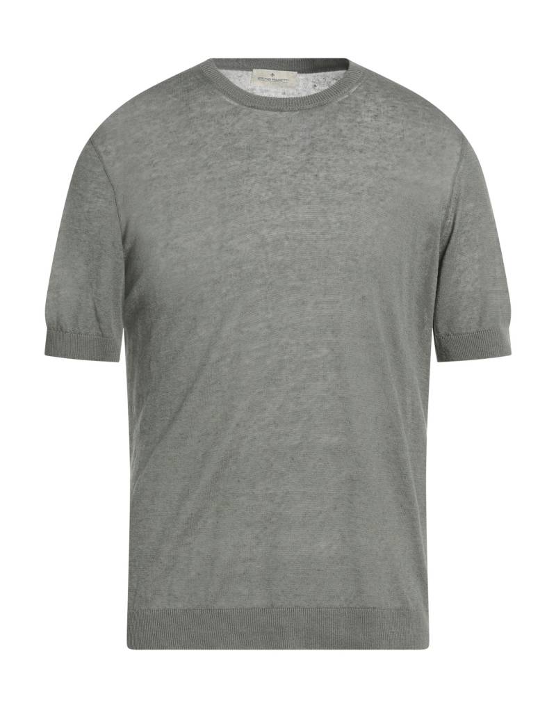 BRUNO MANETTI Pullover Herren Militärgrün von BRUNO MANETTI