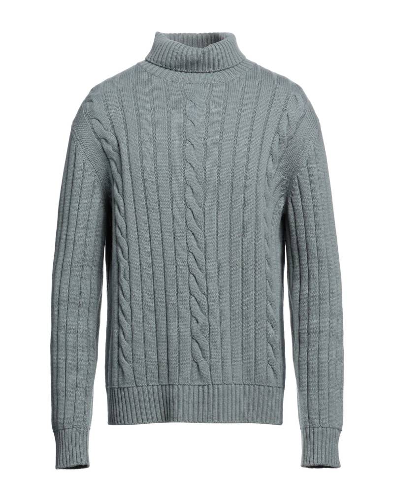 BRUNO MANETTI Rollkragenpullover Herren Blaugrau von BRUNO MANETTI