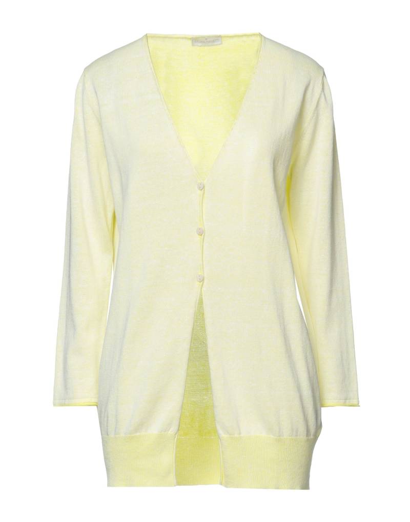 BRUNO MANETTI Strickjacke Damen Gelb von BRUNO MANETTI