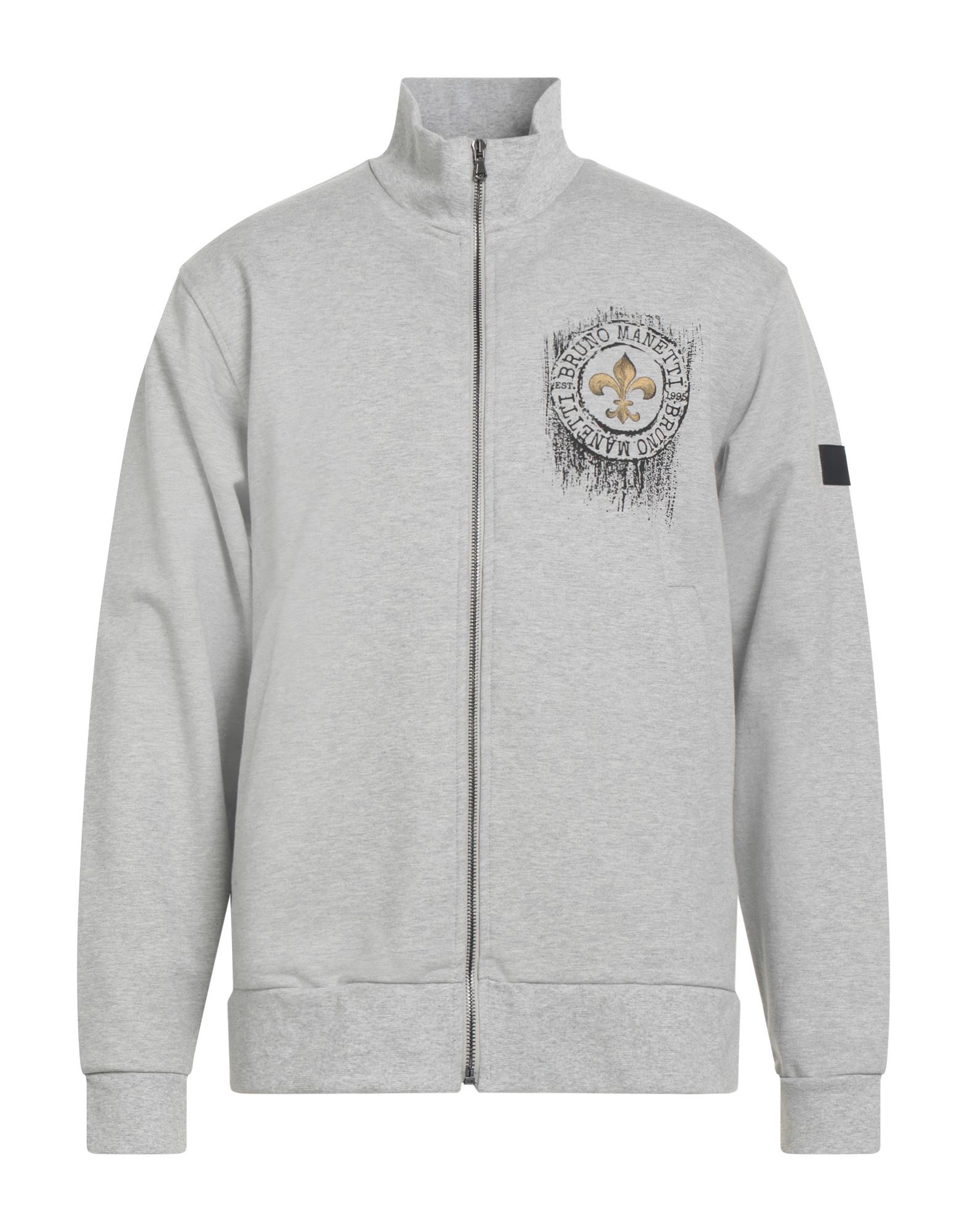BRUNO MANETTI Sweatshirt Herren Hellgrau von BRUNO MANETTI