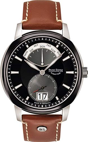 Bruno Söhnle Herrenuhr Facetta | Quarzwerk mit Großdatum | 17-73155-741 von Bruno Söhnle