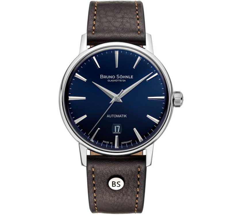 BRUNO SÖHNLE Automatikuhr Herrenuhr Bruno Söhnle Glashütte Bergamo Automatik Ø 39 mm von BRUNO SÖHNLE