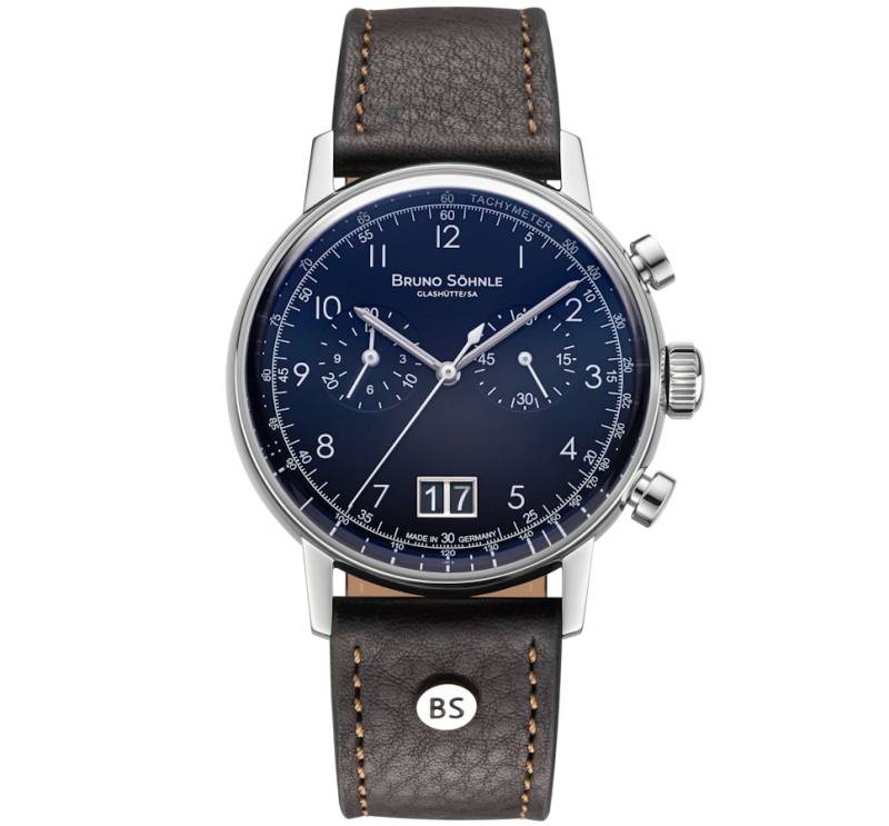 BRUNO SÖHNLE Chronograph Herrenuhr Glashütte Bruno Söhnle Bergamo Chronograph von BRUNO SÖHNLE