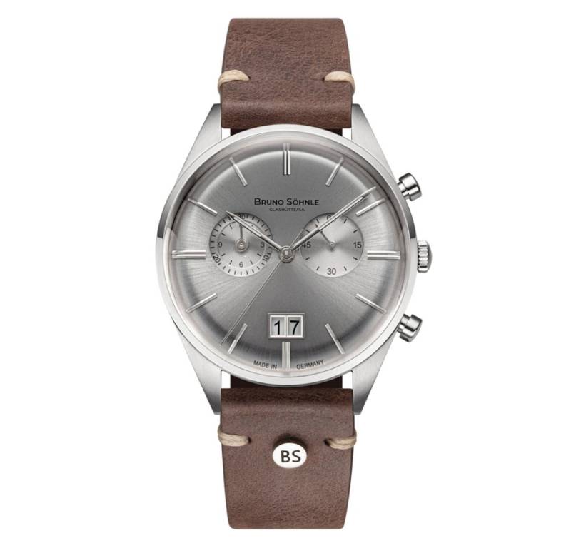 BRUNO SÖHNLE Luxusuhr 17-13233-241 Merano Chronograph, Bruno Söhnle, Herren, Chronograph, Kalbsleder von BRUNO SÖHNLE