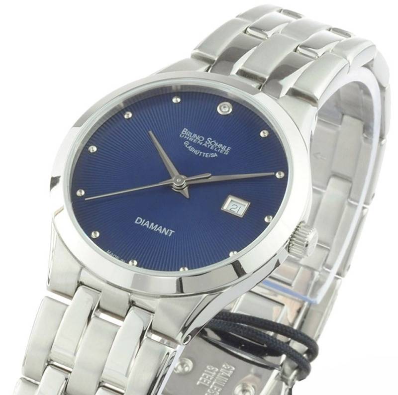 BRUNO SÖHNLE Quarzuhr Damen Uhr Florenz Saphirglas Brillanten von BRUNO SÖHNLE