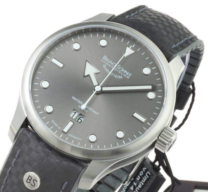 BRUNO SÖHNLE Quarzuhr Herren Uhr 17-83222-861 Triest Sport Saphirglas Glasboden Neu von BRUNO SÖHNLE