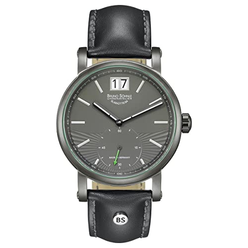 BRUNO SÖHNLE Unisex Analog Quarz Uhr mit Kalbsleder Armband 17-83073-891 von Bruno Söhnle