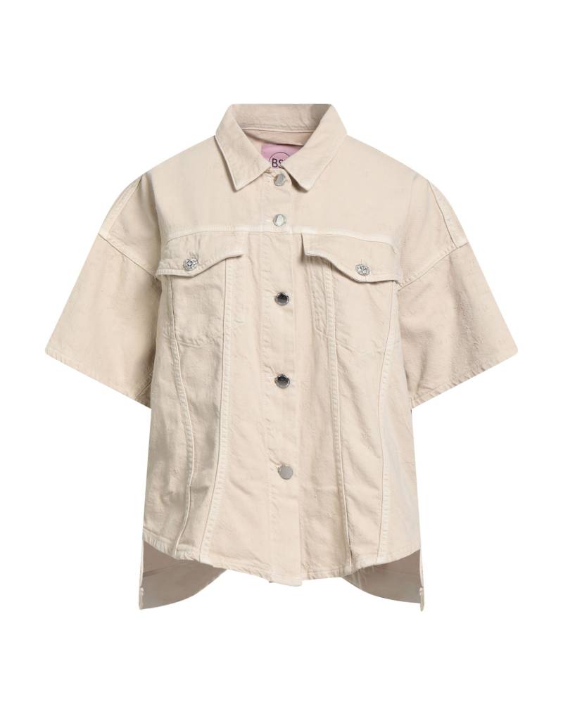 BSB Jeansjacke/-mantel Damen Beige BSB Jeansjacke/-mantel Damen Beige von BSB