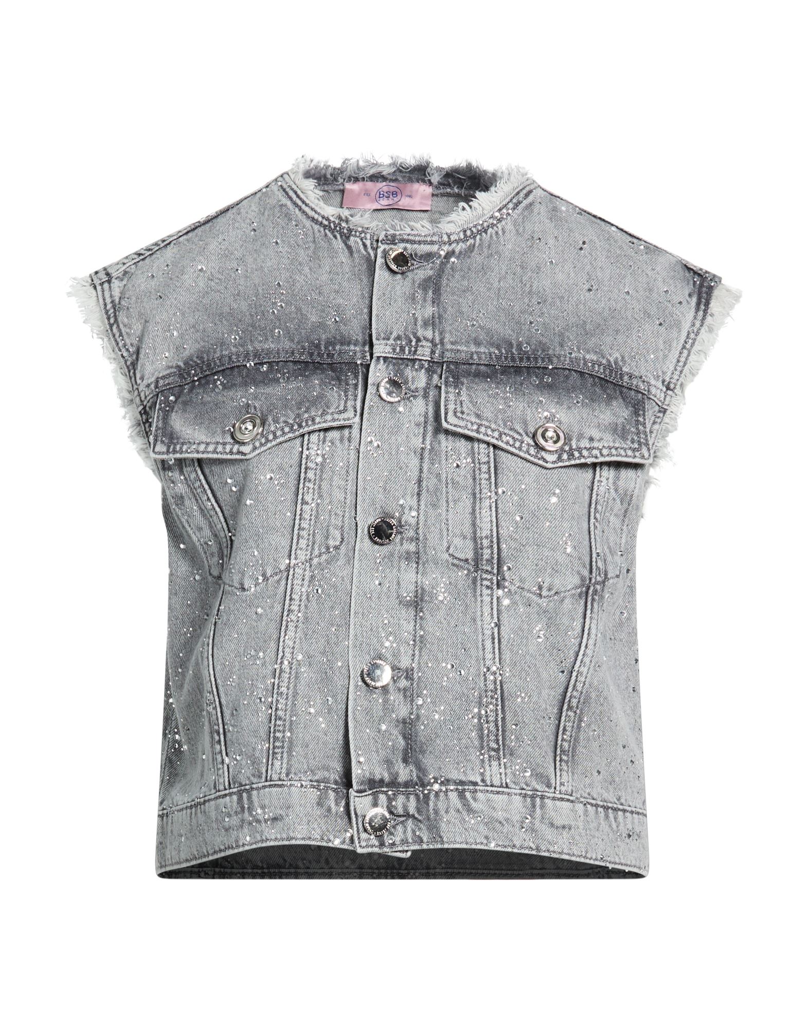 BSB Jeansjacke/-mantel Damen Hellgrau von BSB