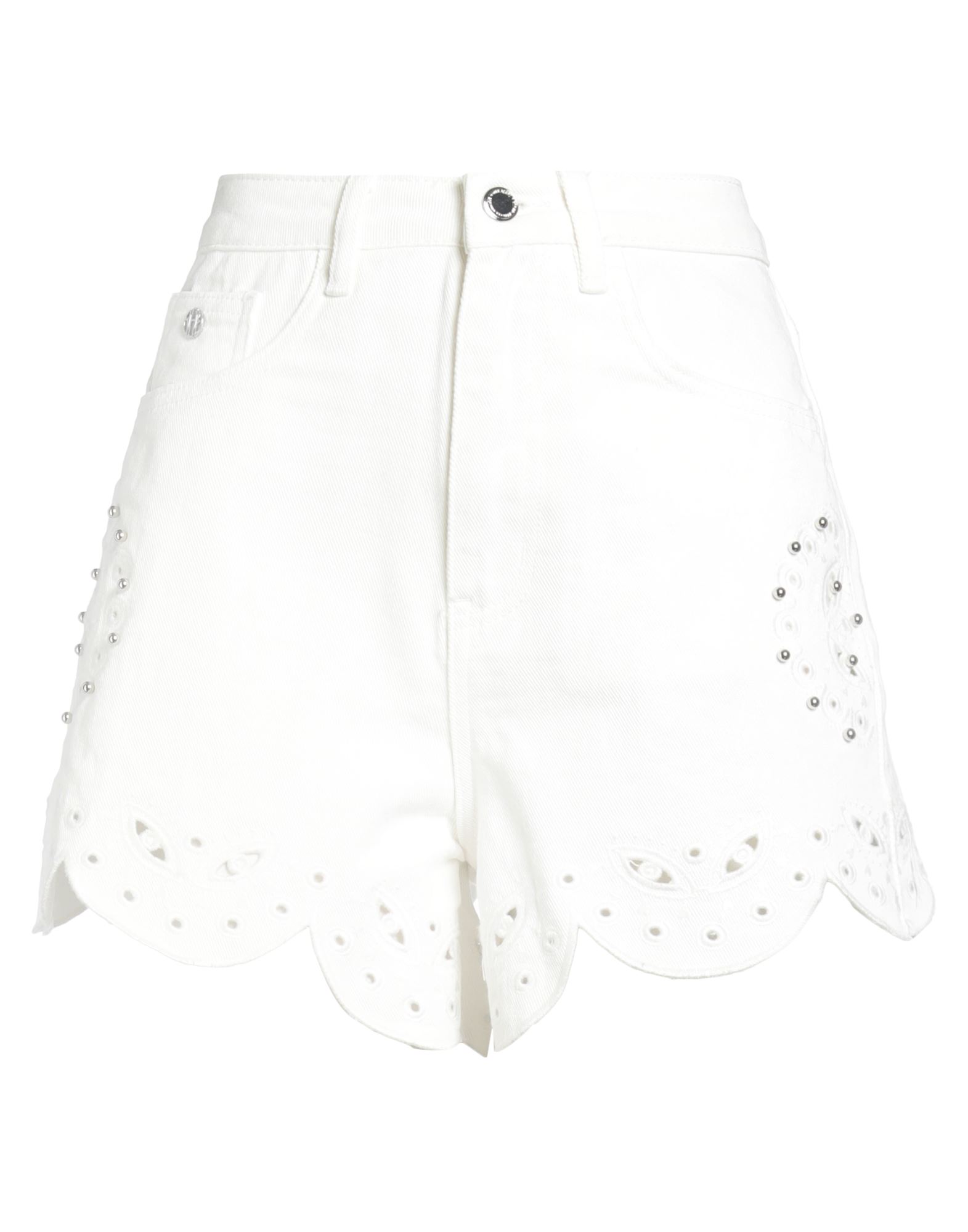 BSB Jeansshorts Damen Weiß von BSB