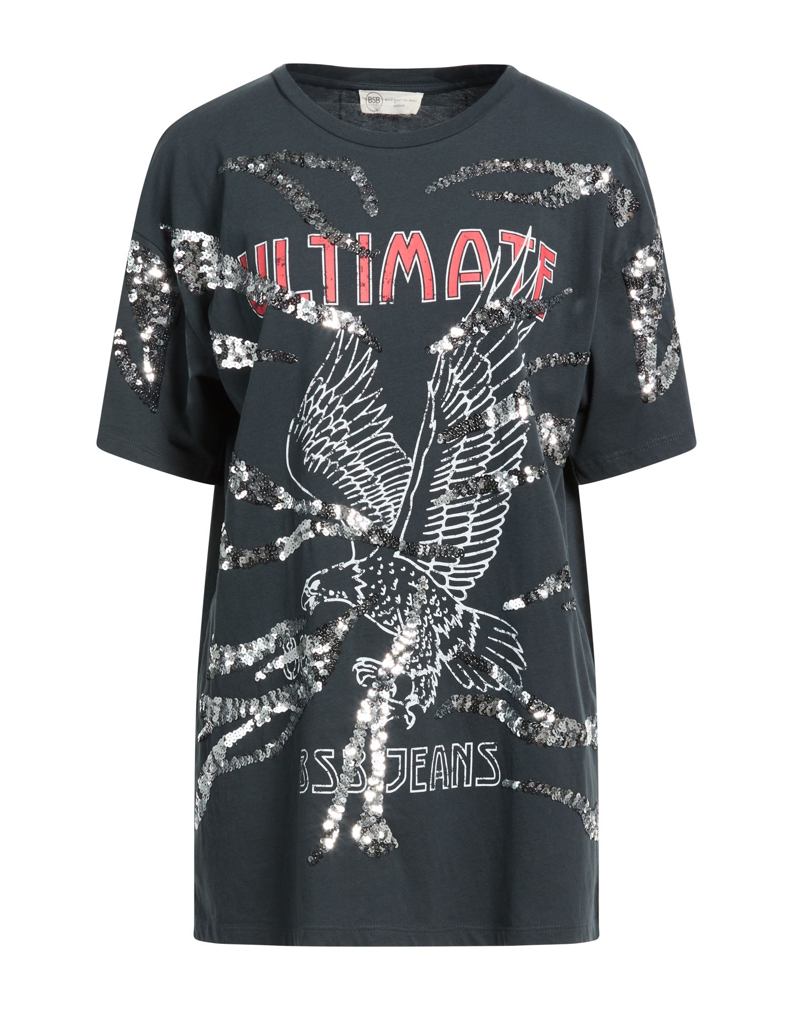 BSB T-shirts Damen Braungrau von BSB