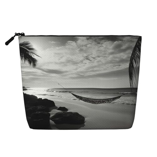 BSCKKDMN Kosmetiktasche für Damen, wasserdicht, Leinen, leicht, Reißverschluss, Reise-Kulturbeutel, Organizer, Make-up-Pinsel, Aufbewahrungstasche BSCKKDMN Kosmetiktasche für Damen, wasserdicht, Leinen, leicht, Reißverschluss, Reise-Kulturbeutel, Organizer, Make-up-Pinsel, Aufbewahrungstasche von BSCKKDMN