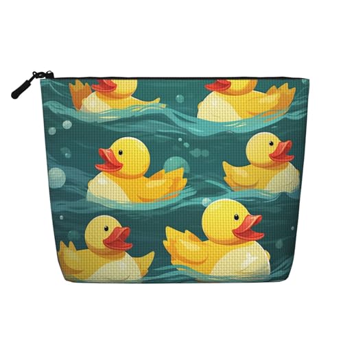 BSCKKDMN Make-up-Tasche aus Gummi für Damen, wasserdicht, Leinen, Reise-Kosmetiktasche, leichter Reißverschluss, Reise-Kulturbeutel, Organizer, Make-up-Pinsel, Aufbewahrungstasche BSCKKDMN Make-up-Tasche aus Gummi für Damen, wasserdicht, Leinen, Reise-Kosmetiktasche, leichter Reißverschluss, Reise-Kulturbeutel, Organizer, Make-up-Pinsel, Aufbewahrungstasche von BSCKKDMN