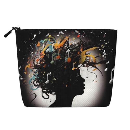 BSCKKDMN Make-up-Tasche für Damen, wasserdicht, Leinen, Reise-Kosmetiktasche, leicht, Reißverschluss, Reise-Kulturbeutel, Organizer, Make-up-Pinsel, Aufbewahrungstasche BSCKKDMN Make-up-Tasche für Damen, wasserdicht, Leinen, Reise-Kosmetiktasche, leicht, Reißverschluss, Reise-Kulturbeutel, Organizer, Make-up-Pinsel, Aufbewahrungstasche von BSCKKDMN