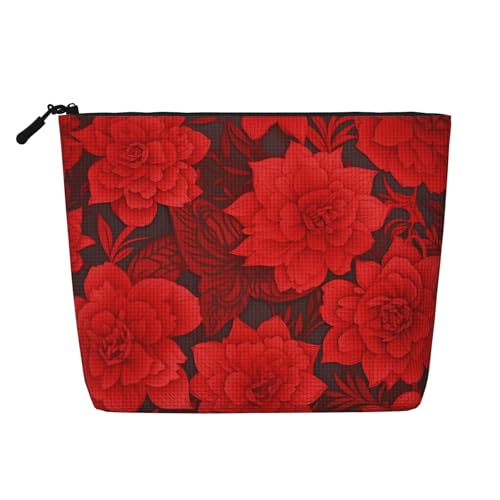 BSCKKDMN Make-up-Tasche für Damen, wasserdicht, Leinen, Reise-Kosmetiktasche, leichter Reißverschluss, Reise-Kulturbeutel, Organizer, Make-up-Pinsel, Aufbewahrungstasche BSCKKDMN Make-up-Tasche für Damen, wasserdicht, Leinen, Reise-Kosmetiktasche, leichter Reißverschluss, Reise-Kulturbeutel, Organizer, Make-up-Pinsel, Aufbewahrungstasche von BSCKKDMN