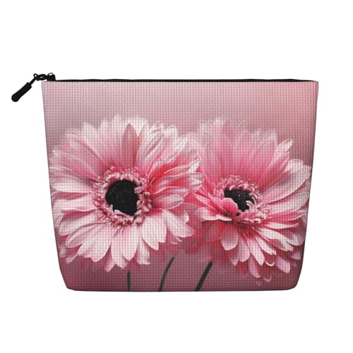BSCKKDMN Make-up-Tasche für Damen, wasserdicht, Leinen, leicht, Reißverschluss, Reise-Kulturbeutel, Organizer, Make-up-Pinsel, Aufbewahrungstasche, 2 Stück BSCKKDMN Make-up-Tasche für Damen, wasserdicht, Leinen, leicht, Reißverschluss, Reise-Kulturbeutel, Organizer, Make-up-Pinsel, Aufbewahrungstasche, 2 Stück von BSCKKDMN