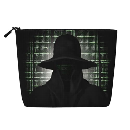 BSCKKDMN Make-up-Tasche für Damen, wasserdicht, Leinen, leicht, Reißverschluss, Reise-Kulturbeutel, Organizer, Make-up-Pinsel, Aufbewahrungstasche BSCKKDMN Make-up-Tasche für Damen, wasserdicht, Leinen, leicht, Reißverschluss, Reise-Kulturbeutel, Organizer, Make-up-Pinsel, Aufbewahrungstasche von BSCKKDMN