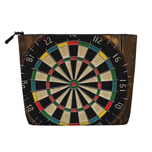 BSCKKDMN Make-up-Tasche für Dartscheiben, wasserdicht, Leinen, Reise-Kosmetiktasche, leichter Reißverschluss, Reise-Kulturbeutel, Organizer, Make-up-Pinsel, Aufbewahrungstasche BSCKKDMN Make-up-Tasche für Dartscheiben, wasserdicht, Leinen, Reise-Kosmetiktasche, leichter Reißverschluss, Reise-Kulturbeutel, Organizer, Make-up-Pinsel, Aufbewahrungstasche von BSCKKDMN