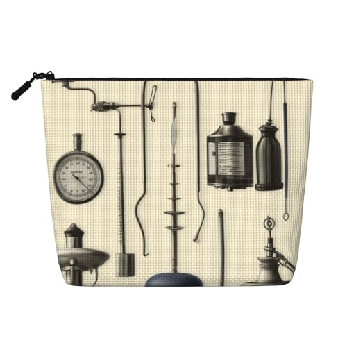 BSCKKDMN Make-up-Tasche für medizinische Geräte und Instrumente, wasserdicht, Leinen, Reise-Kosmetiktasche, leichter Reißverschluss, Reise-Kulturbeutel, Organizer, Make-up-Pinsel, Aufbewahrungstasche BSCKKDMN Make-up-Tasche für medizinische Geräte und Instrumente, wasserdicht, Leinen, Reise-Kosmetiktasche, leichter Reißverschluss, Reise-Kulturbeutel, Organizer, Make-up-Pinsel, Aufbewahrungstasche von BSCKKDMN