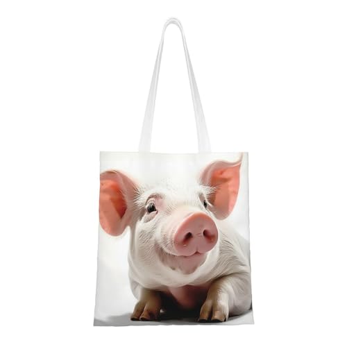 BSCKKDMN Rocks Scenic Tragetasche für Damen, Segeltuch, Schultertaschen mit Taschen, Einkaufstasche, niedlich, wiederverwendbar, Einkaufstasche, Lächelnd, Einheitsgröße von BSCKKDMN