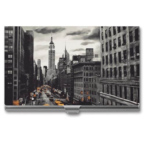 BSCKKDMN Visitenkartenetui Slim Portable Metall Visitenkartenetui Love from New York Pocket Name Card Holder Wallet for Men Women Office Travel BSCKKDMN Visitenkartenetui Slim Portable Metall Visitenkartenetui Love from New York Pocket Name Card Holder Wallet for Men Women Office Travel von BSCKKDMN