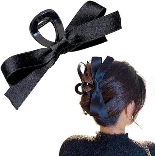 Haarklammer mit Schleife, für Damen und Mädchen, Haarklammer mit Schleife, Haarspangen für dickes, dünnes Haar, große Schleifen, Haarspangen, rutschfeste Krallen, Haarspangen für Damen Haarklammer mit Schleife, für Damen und Mädchen, Haarklammer mit Schleife, Haarspangen für dickes, dünnes Haar, große Schleifen, Haarspangen, rutschfeste Krallen, Haarspangen für Damen von BSDHGF