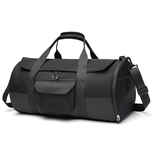 BSHG Sportbeutel für Damen und Herren, B-BA-001-Schwarz, 21X11X11(IN), modisch von BSHG